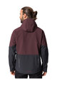 VAUDE αντιανεμικά μπουφάν - QIMSA SOFTSHELL - μπορντό/μαύρο