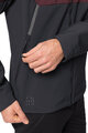 VAUDE αντιανεμικά μπουφάν - QIMSA SOFTSHELL - μπορντό/μαύρο