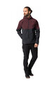 VAUDE αντιανεμικά μπουφάν - QIMSA SOFTSHELL - μπορντό/μαύρο