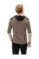 VAUDE φούτερ - QIMSA HOODY - καφέ/μαύρο