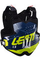 LEATT προστατευτικά πλάτης και θώρακα - CHEST PROTECTOR 1.5 TORQUE - μαύρο/μπλε/κίτρινο