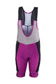 LEATT κοντά παντελόνια με τιράντες - BIB MTB ENDURANCE 5.0 W - μωβ