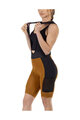 LEATT κοντά παντελόνια με τιράντες - BIB MTB ENDURANCE 5.0 W - καφέ/μαύρο