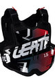 LEATT προστατευτικά πλάτης και θώρακα - CHEST PROTECTOR TORQUE 1.5 - μαύρο/κόκκινο