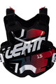 LEATT προστατευτικά πλάτης και θώρακα - CHEST PROTECTOR TORQUE 1.5 - μαύρο/κόκκινο