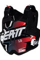 LEATT προστατευτικά πλάτης και θώρακα - CHEST PROTECTOR TORQUE 1.5 - μαύρο/κόκκινο