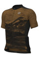 ALÉ κοντομάνικες φανέλα - MOUNTAIN OFF ROAD - GRAVEL - καφέ