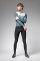 ALÉ χειμερινές μακρυμάνικες φανέλες - WOOL LINE - μπλε/γκρί