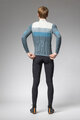 ALÉ χειμερινές μακρυμάνικες φανέλες - WOOL LINE - μπλε/γκρί