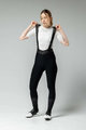 GOBIK μακριά παντελόνια με τιράντες - LIMITED 6.0 WOMEN - μαύρο