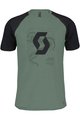 SCOTT κοντομάνικα μπλουζάκια - ICON RAGLAN - πράσινο/μαύρο