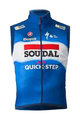 CASTELLI γιλέκα - SOUDAL QUICK-STEP 2024 PRO LIGHT WIND - μπλε/λευκό/κόκκινο