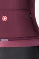 CASTELLI χειμερινές μακρυμάνικες φανέλες - ESPRESSO THERMAL W LS - κόκκινο
