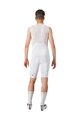 CASTELLI κοντά παντελόνια με τιράντες - FREE AERO RACE - λευκό