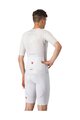 CASTELLI κοντά παντελόνια με τιράντες - FREE AERO RACE - λευκό