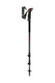 LEKI μπαστούνια - MAKALU 110-145 cm - κόκκινο/μαύρο