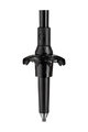 LEKI μπαστούνια - MAKALU 110-145 cm - κόκκινο/μαύρο
