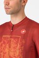 CASTELLI κοντομάνικες φανέλα - #GIRO107 ROMA - κόκκινο