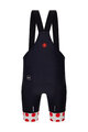 SANTINI κοντά παντελόνια με τιράντες - TOUR DE FRANCE - BIB SHORTS - μαύρο