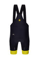 SANTINI κοντά παντελόνια με τιράντες - TOUR DE FRANCE - BIB SHORTS - μαύρο
