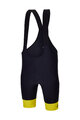 SANTINI κοντά παντελόνια με τιράντες - TOUR DE FRANCE - BIB SHORTS - μαύρο