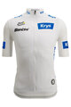 SANTINI κοντομάνικες φανέλα - TOUR DE FRANCE - WHITE JERSEY - λευκό