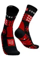 COMPRESSPORT κάλτσες κλασικές - TREKKING - μαύρο/κόκκινο