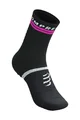 COMPRESSPORT κάλτσες κλασικές - PRO MARATHON V2.0 - μαύρο/κίτρινο/ροζ