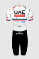 PISSEI Ολόσωμες φόρμες - UAE TEAM EMIRATES 2024 SLOVENIA CHAMPION - λευκό/μαύρο