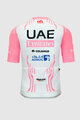 PISSEI κοντομάνικες φανέλα - UAE TEAM EMIRATES REPLICA GIRO D'ITALIA 2024 - λευκό/ροζ