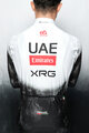 PISSEI χειμερινές μακρυμάνικες φανέλες - UAE TEAM EMIRATES - XRG 2025 REPLICA - λευκό/μαύρο