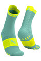 COMPRESSPORT κάλτσες κλασικές - PRO RACING V4.0 TRAIL - ανοιχτό πράσινο/κίτρινο