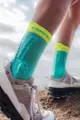 COMPRESSPORT κάλτσες κλασικές - PRO RACING V4.0 TRAIL - ανοιχτό πράσινο/κίτρινο