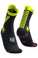 COMPRESSPORT κάλτσες κλασικές - PRO RACING V4.0 TRAIL - κίτρινο/μαύρο