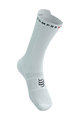 COMPRESSPORT κάλτσες κλασικές - PRO RACING V4.0 BIKE - λευκό