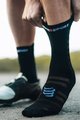 COMPRESSPORT κάλτσες κλασικές - PRO RACING SOCKS V4.0 ULTRALIGHT BIKE - μαύρο/λευκό