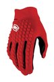 100% SPEEDLAB γάντια με μακριά δάχτυλα - GEOMATIC - κόκκινο