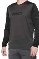 100% SPEEDLAB θερινές μακρυμάνικες φανέλες - RIDECAMP - μαύρο/γκρί