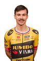 AGU κοντομάνικες φανέλα - JUMBO-VISMA 2023 PRIMOZ ROGLIC - μαύρο/κίτρινο