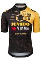 AGU κοντομάνικες φανέλα - JUMBO-VISMA VELODROME TDF 2023 - κίτρινο/μαύρο