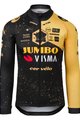AGU θερινές μακρυμάνικες φανέλες - JUMBO-VISMA VELODROME TDF 2023 - κίτρινο/μαύρο