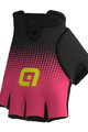 ALÉ γάντια με κοντά δάχτυλο - DOTS  - ροζ/μαύρο