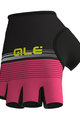 ALÉ γάντια με κοντά δάχτυλο - CLASSICHE DEL NORD - ροζ/μαύρο