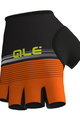 ALÉ γάντια με κοντά δάχτυλο - CLASSICHE DEL NORD - πορτοκαλί/μαύρο
