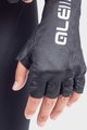 ALÉ γάντια με κοντά δάχτυλο - SUNSELECT CRONO - μαύρο/λευκό