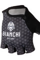 BIANCHI MILANO γάντια με κοντά δάχτυλο - ALVIA - λευκό/μαύρο