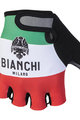 BIANCHI MILANO γάντια με κοντά δάχτυλο - ALVIA - λευκό/κόκκινο/πράσινο