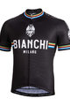 BIANCHI MILANO κοντομάνικες φανέλα - NEW PRIDE - λευκό/μαύρο