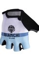 BIANCHI MILANO γάντια με κοντά δάχτυλο - ENAS - λευκό/γαλάζιο