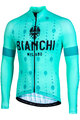 BIANCHI MILANO θερινές μακρυμάνικες φανέλες - PERTICARA - πράσινο